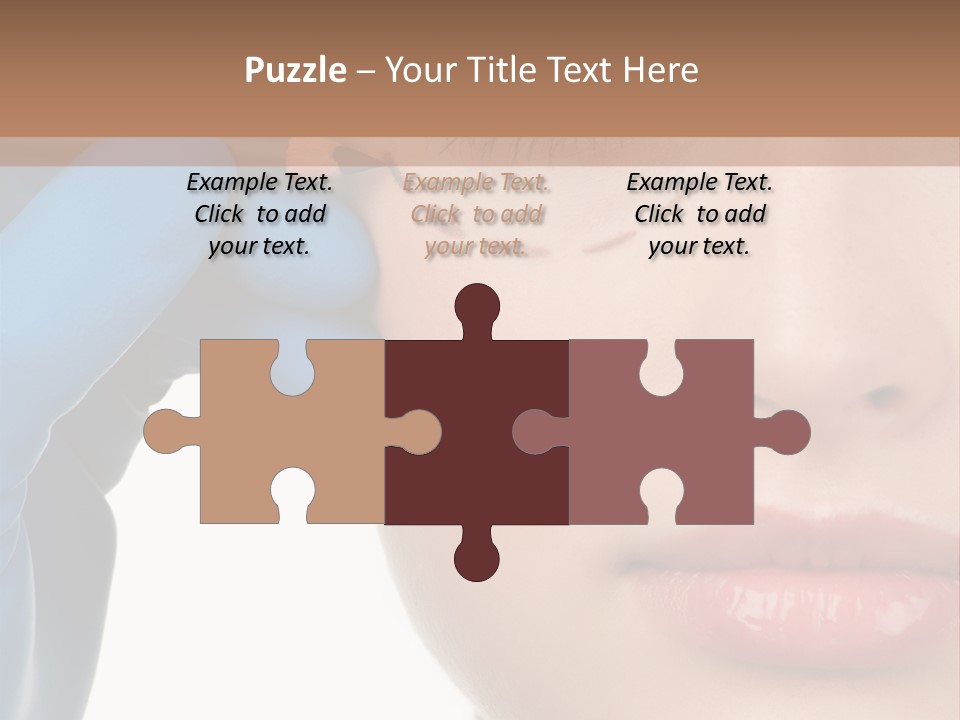 Blue Touch Treatment PowerPoint Template