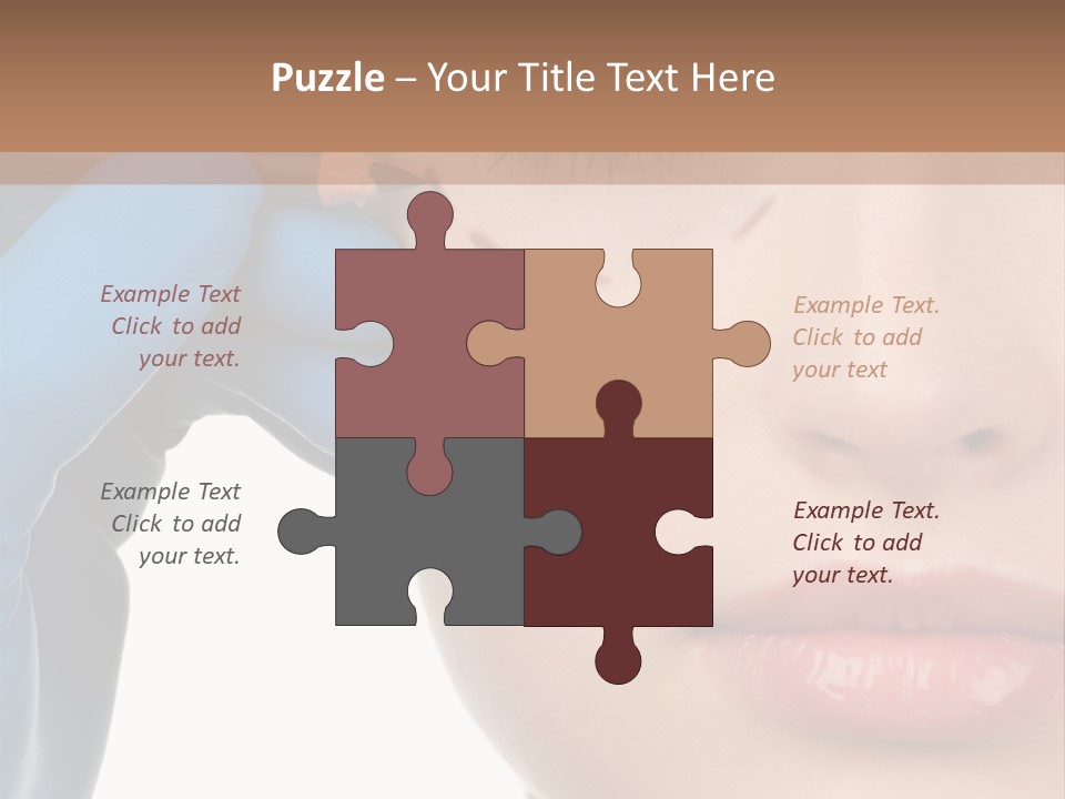 Blue Touch Treatment PowerPoint Template