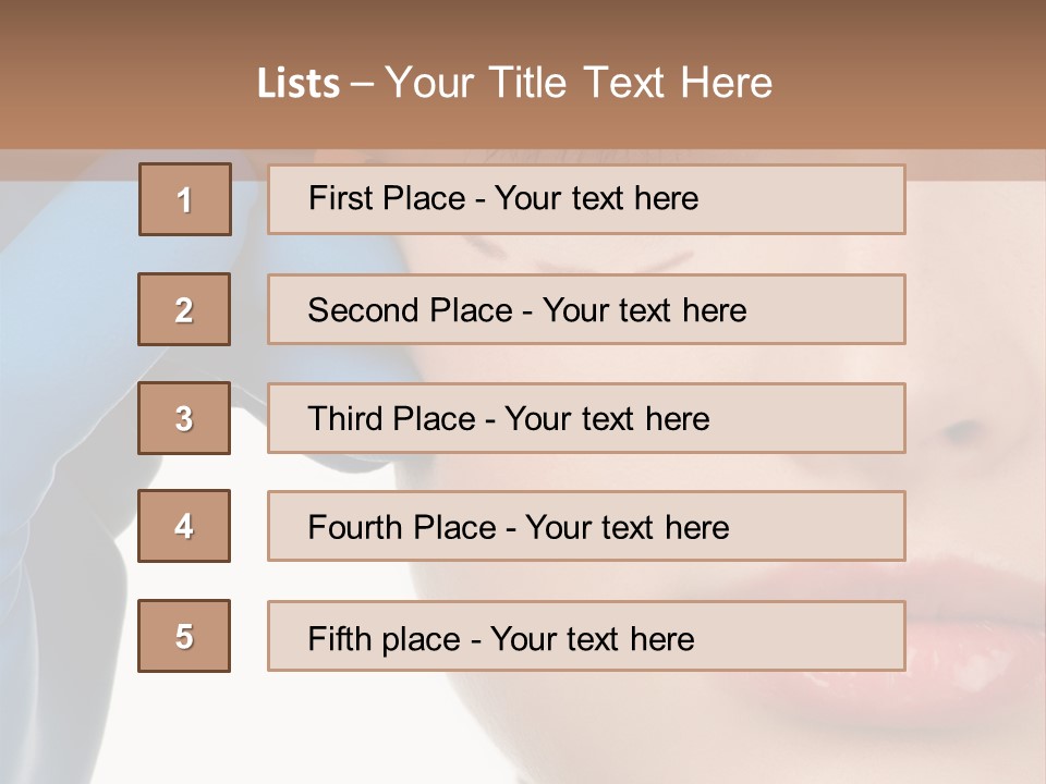 Blue Touch Treatment PowerPoint Template