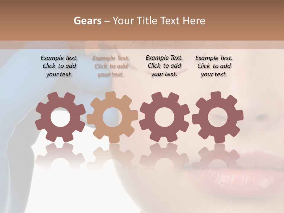 Blue Touch Treatment PowerPoint Template