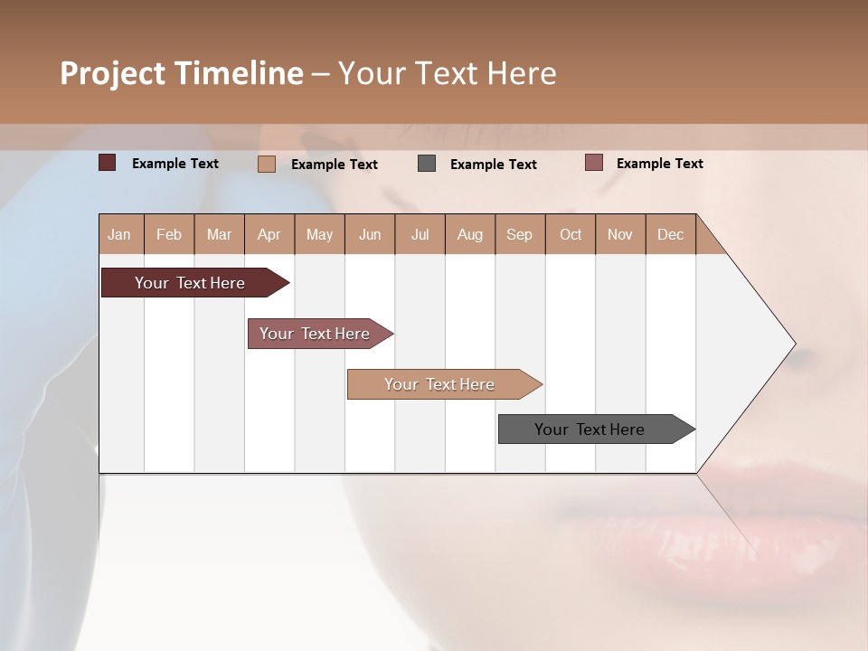 Blue Touch Treatment PowerPoint Template