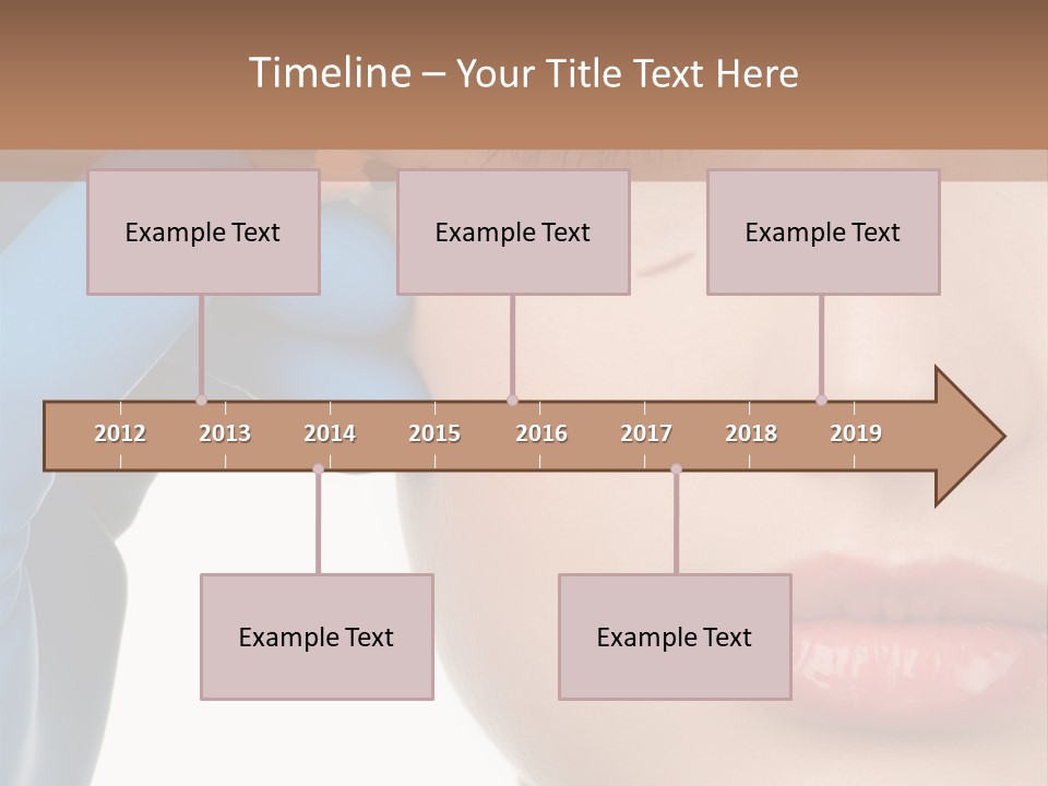 Blue Touch Treatment PowerPoint Template