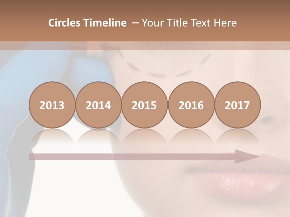 Blue Touch Treatment PowerPoint Template