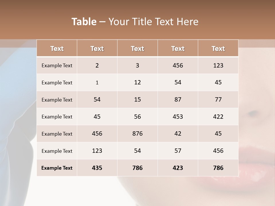 Blue Touch Treatment PowerPoint Template