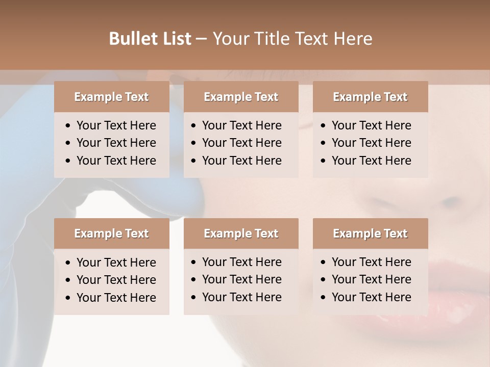 Blue Touch Treatment PowerPoint Template