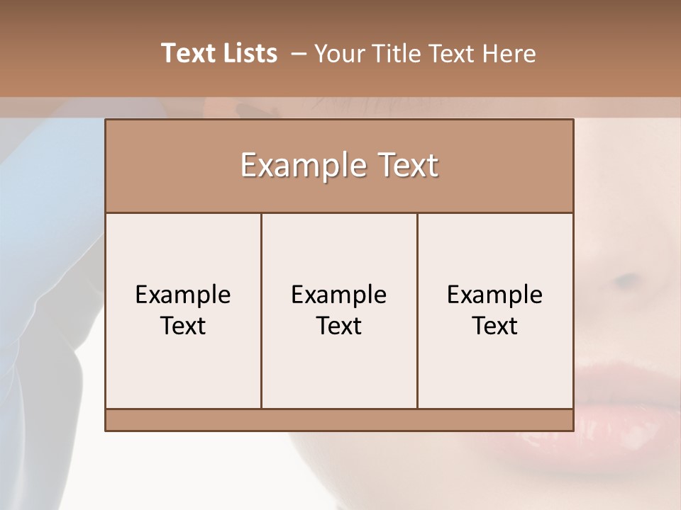 Blue Touch Treatment PowerPoint Template