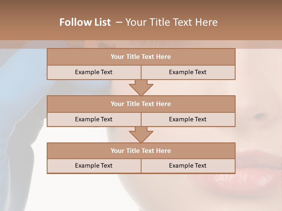 Blue Touch Treatment PowerPoint Template