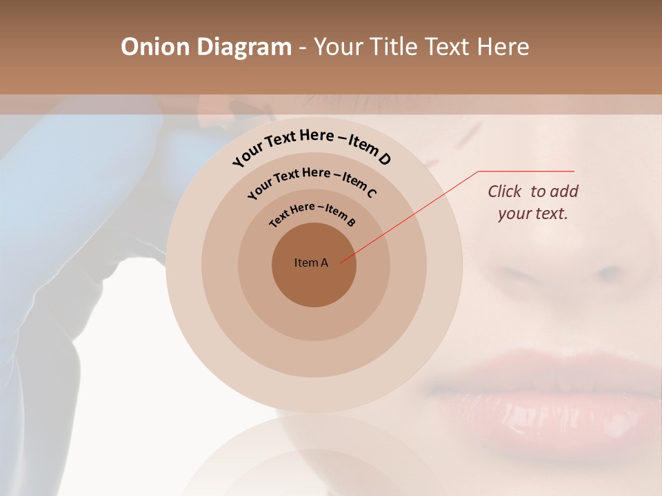 Blue Touch Treatment PowerPoint Template