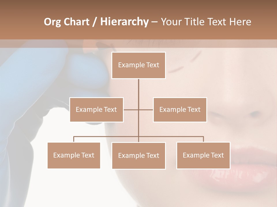 Blue Touch Treatment PowerPoint Template