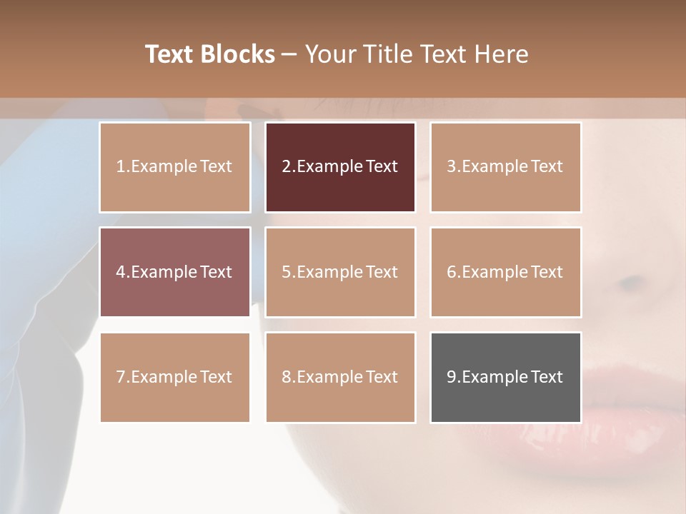 Blue Touch Treatment PowerPoint Template