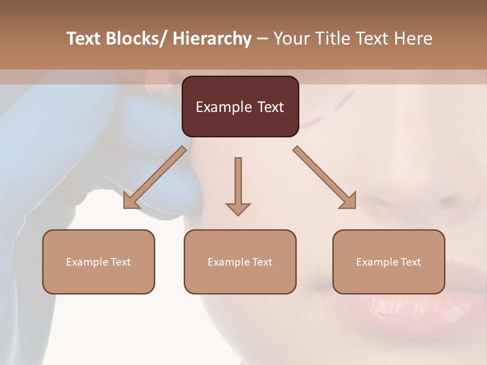 Blue Touch Treatment PowerPoint Template