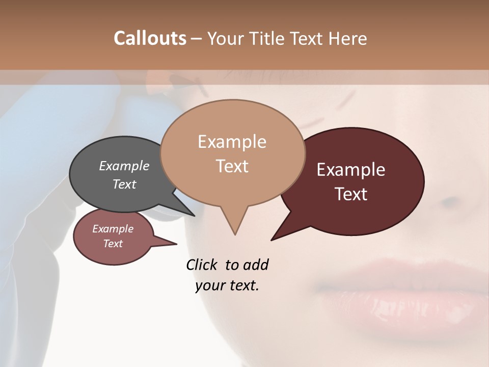 Blue Touch Treatment PowerPoint Template