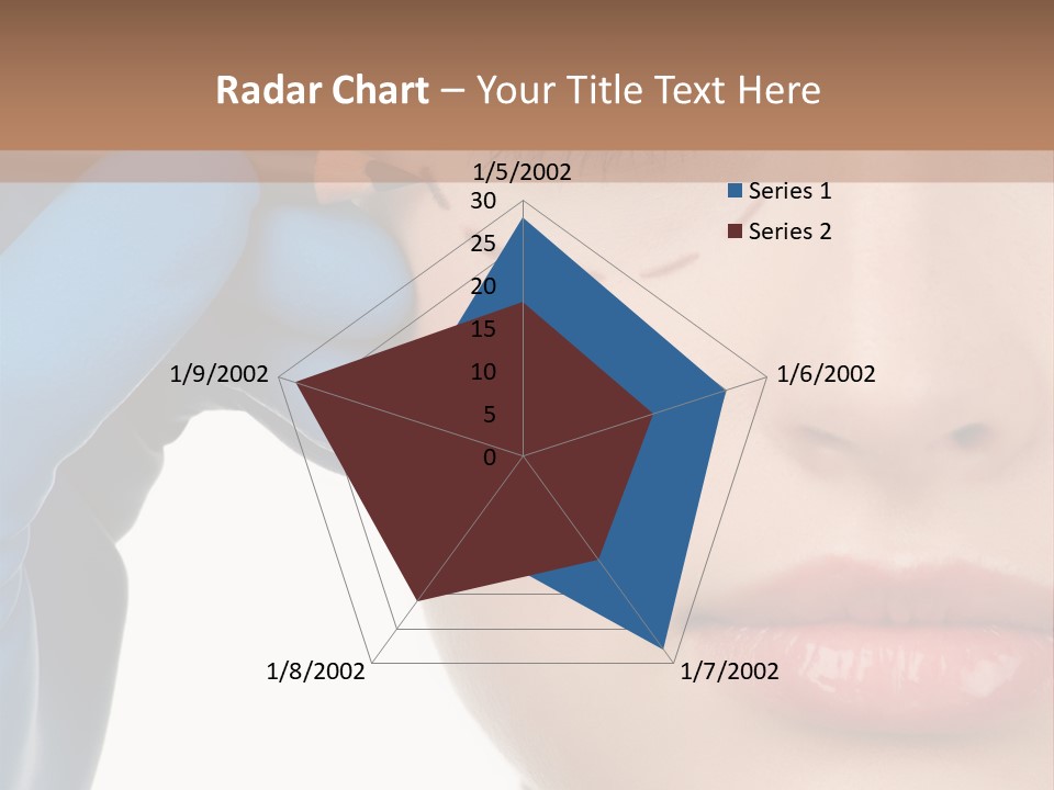 Blue Touch Treatment PowerPoint Template