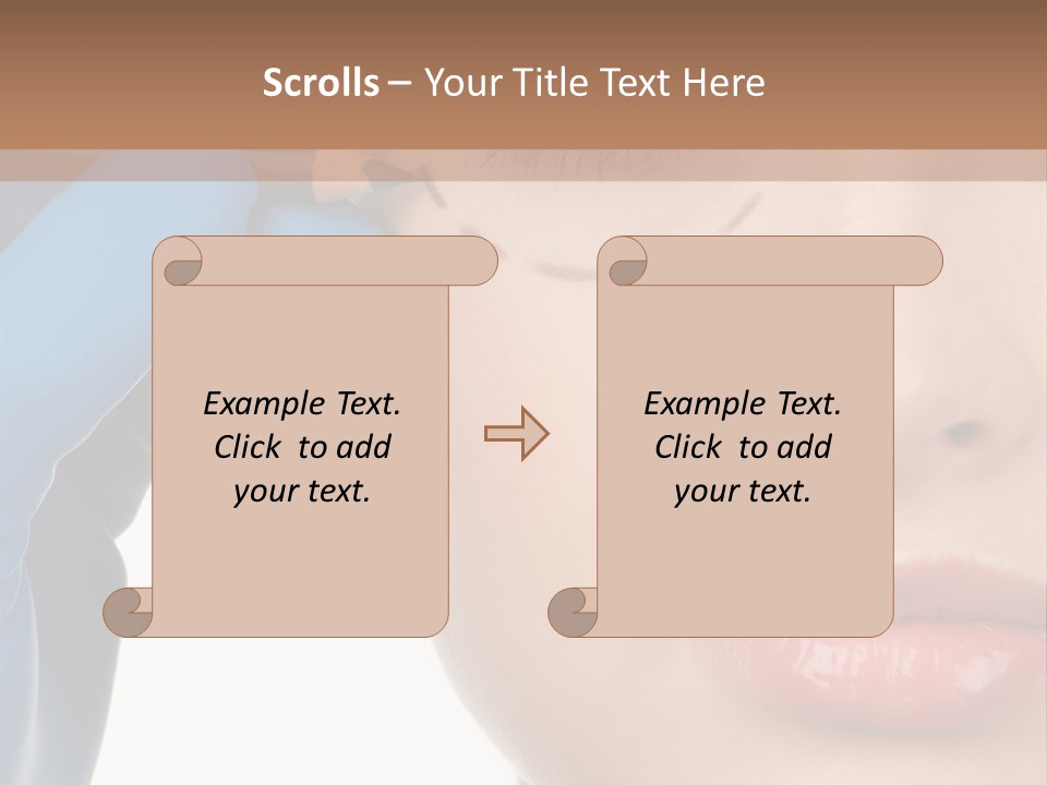 Blue Touch Treatment PowerPoint Template