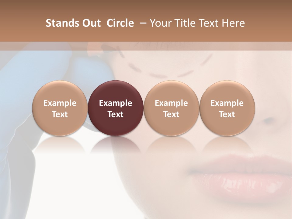 Blue Touch Treatment PowerPoint Template