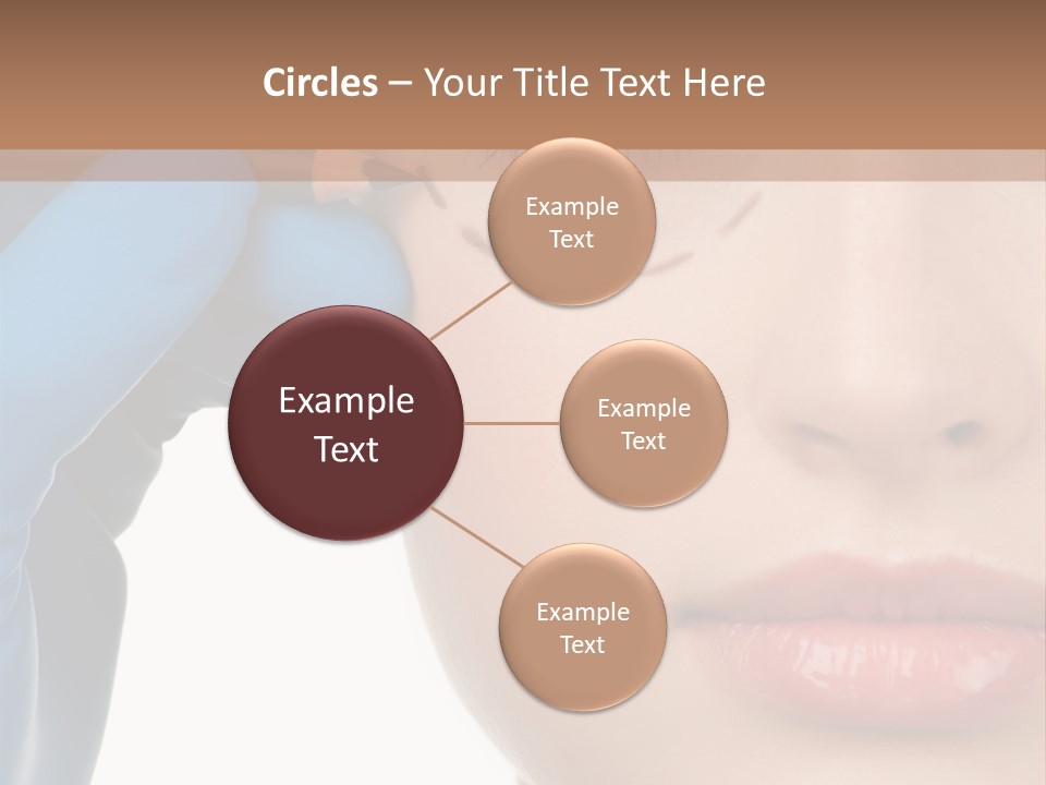 Blue Touch Treatment PowerPoint Template