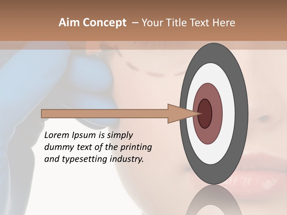 Blue Touch Treatment PowerPoint Template