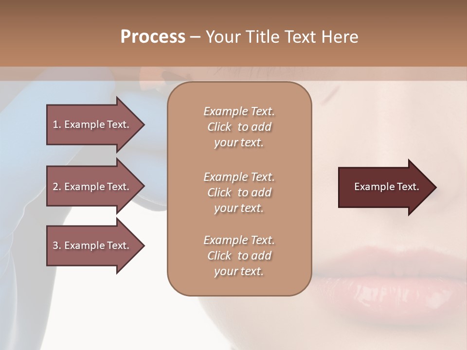 Blue Touch Treatment PowerPoint Template