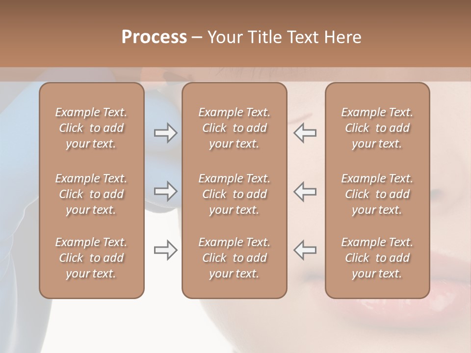 Blue Touch Treatment PowerPoint Template