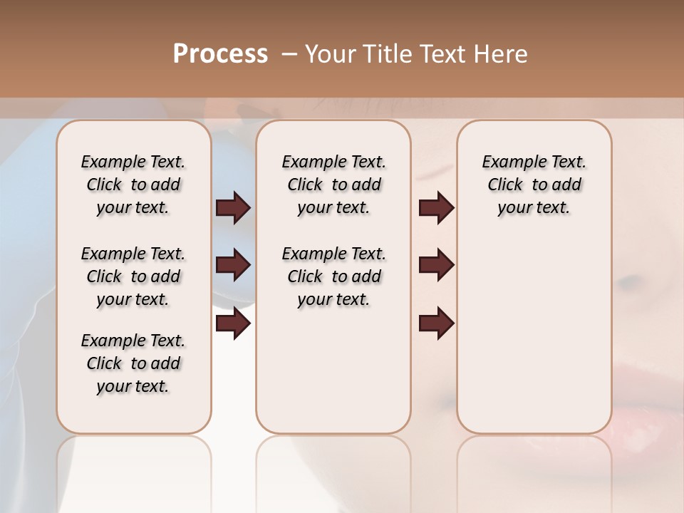 Blue Touch Treatment PowerPoint Template