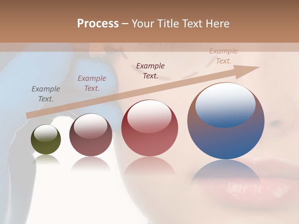 Blue Touch Treatment PowerPoint Template