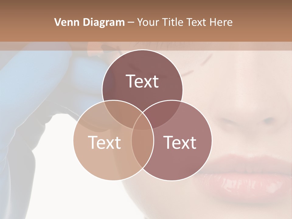 Blue Touch Treatment PowerPoint Template