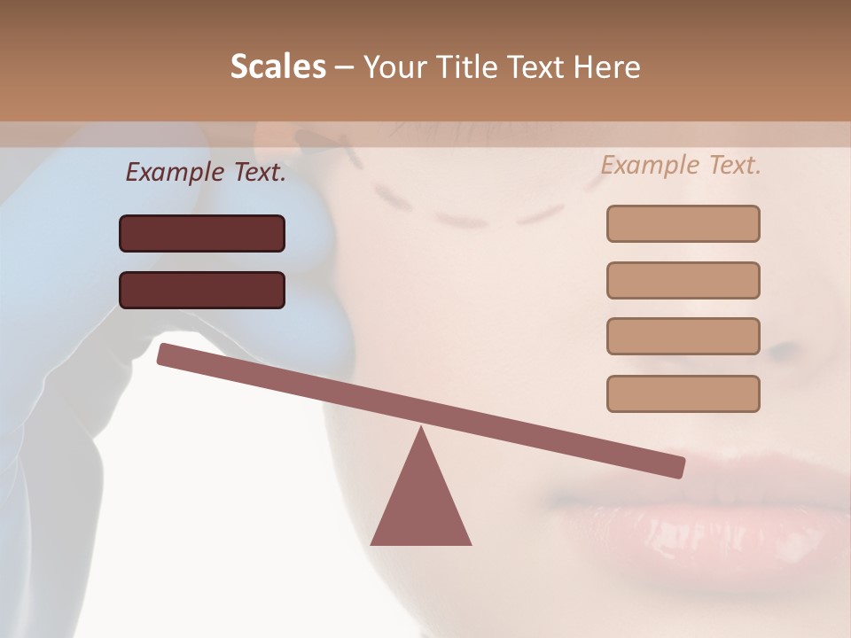Blue Touch Treatment PowerPoint Template