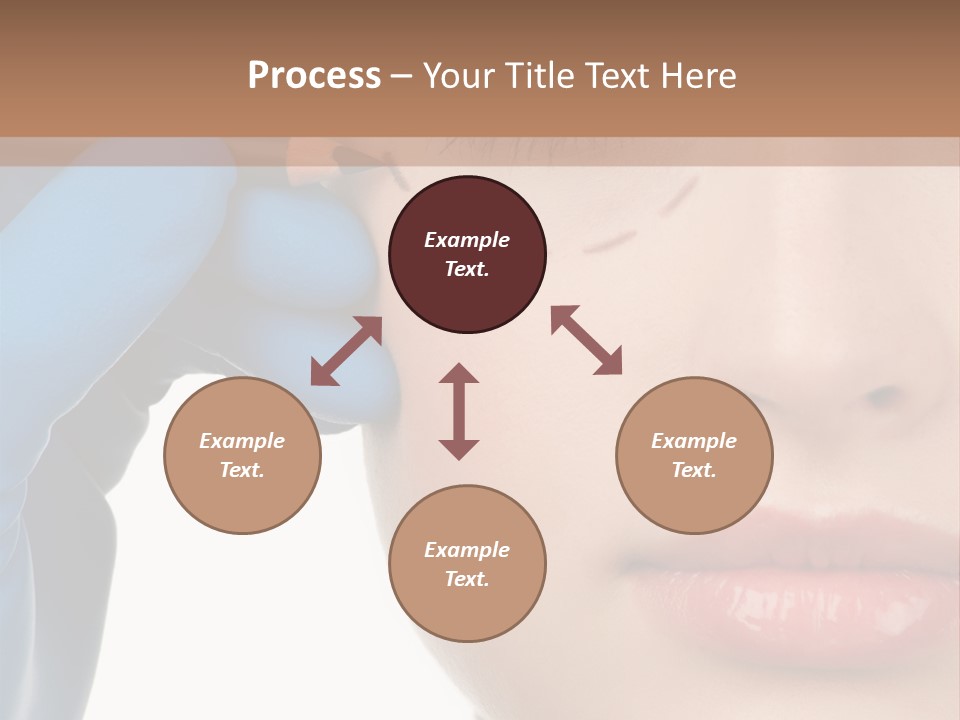 Blue Touch Treatment PowerPoint Template