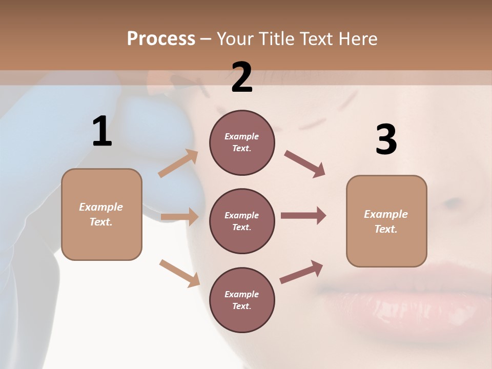 Blue Touch Treatment PowerPoint Template