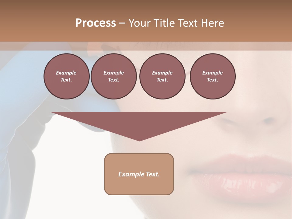 Blue Touch Treatment PowerPoint Template