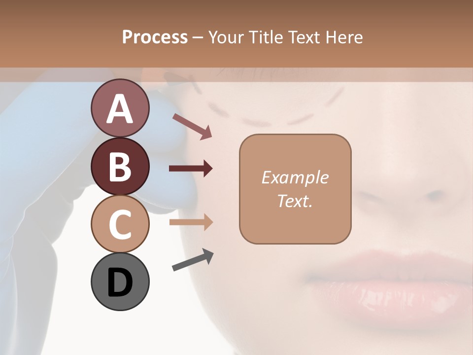 Blue Touch Treatment PowerPoint Template