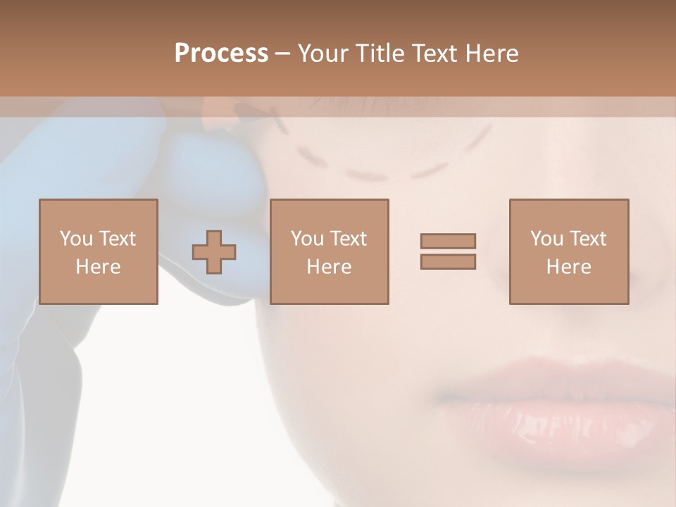 Blue Touch Treatment PowerPoint Template