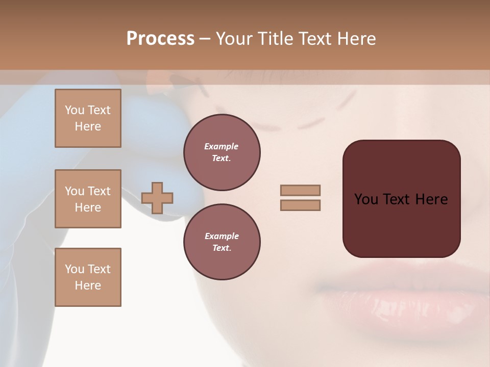 Blue Touch Treatment PowerPoint Template