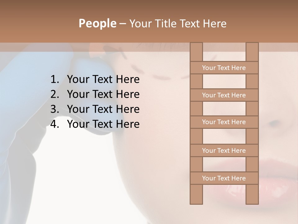 Blue Touch Treatment PowerPoint Template