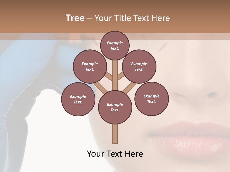 Blue Touch Treatment PowerPoint Template