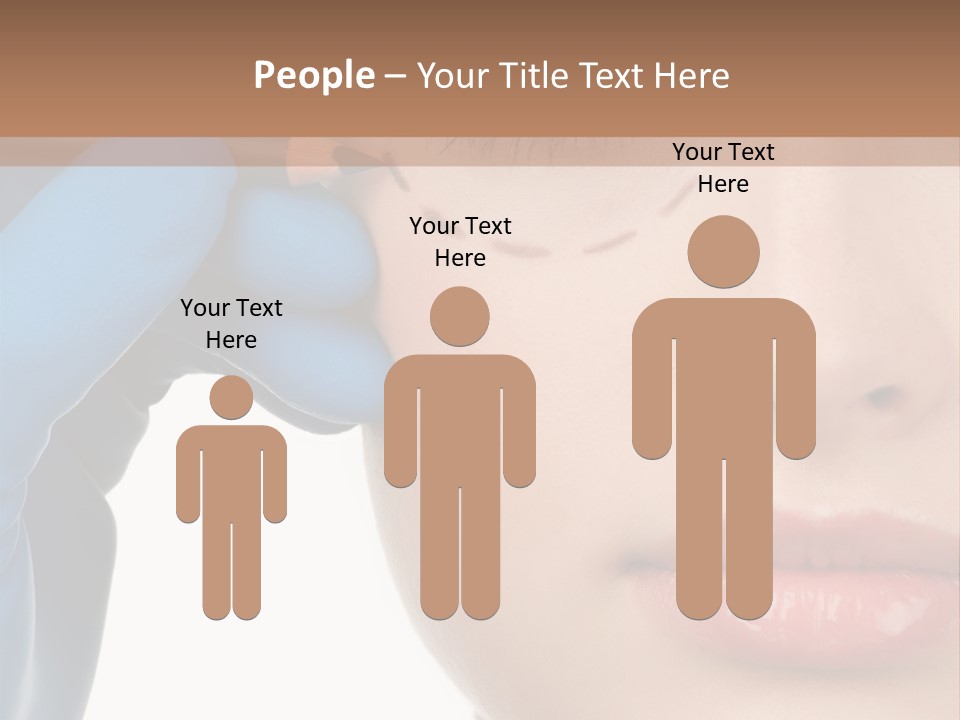 Blue Touch Treatment PowerPoint Template