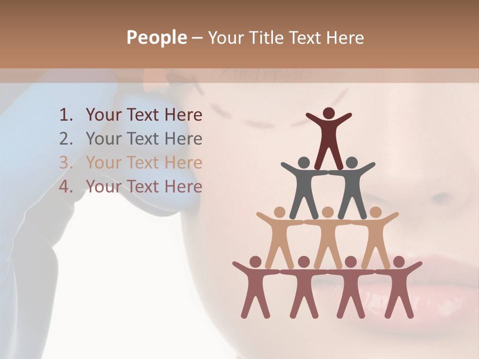 Blue Touch Treatment PowerPoint Template