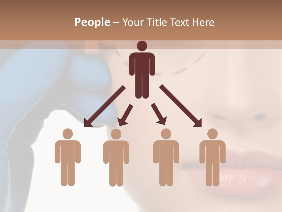 Blue Touch Treatment PowerPoint Template