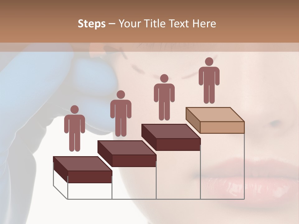 Blue Touch Treatment PowerPoint Template