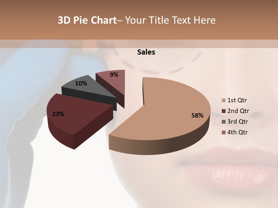 Blue Touch Treatment PowerPoint Template