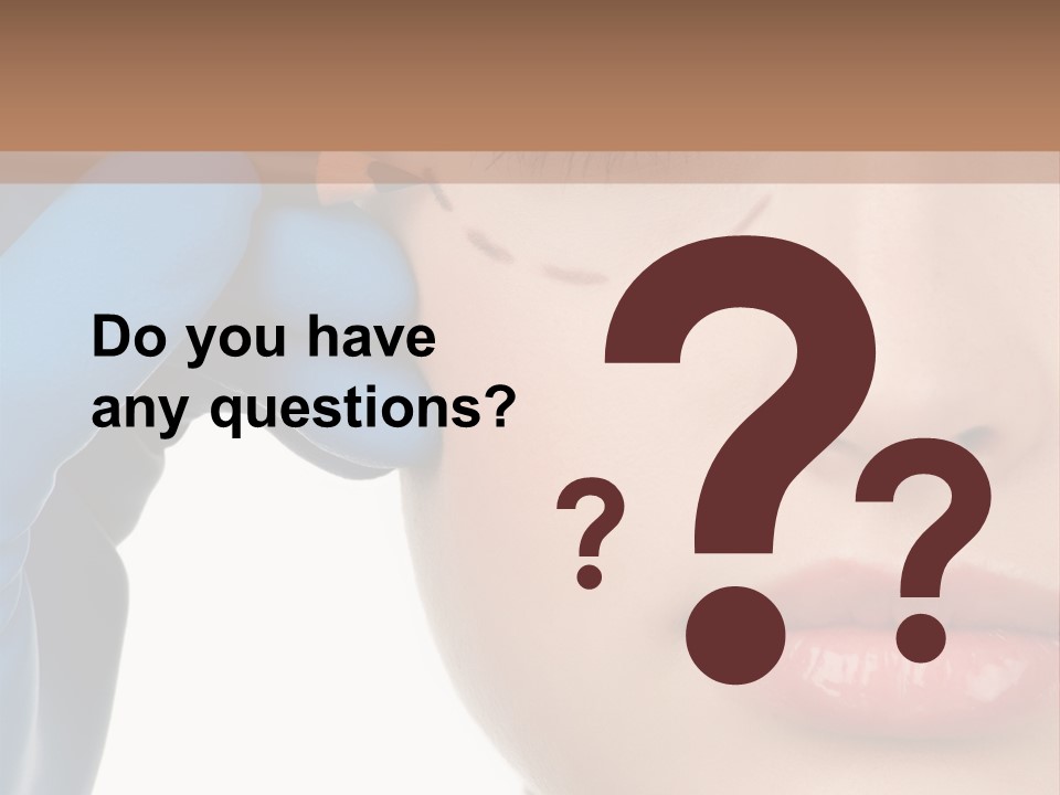 Blue Touch Treatment PowerPoint Template