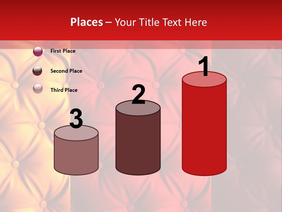 Red Button Stylish PowerPoint Template