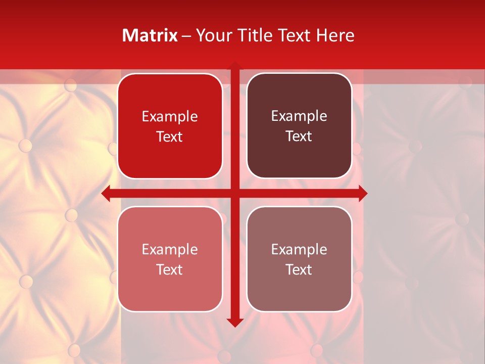 Red Button Stylish PowerPoint Template