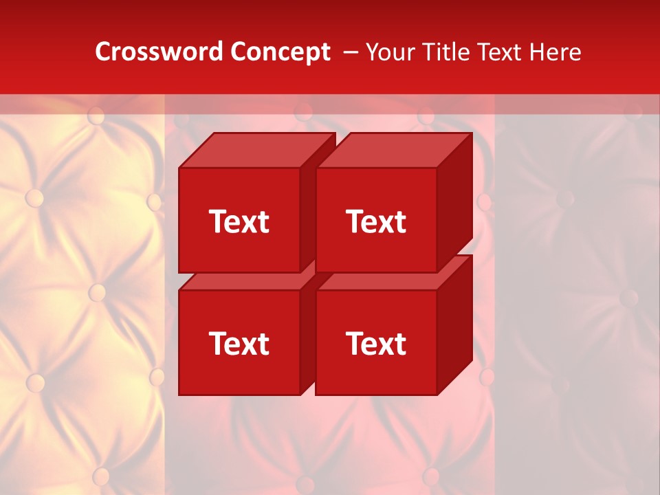 Red Button Stylish PowerPoint Template