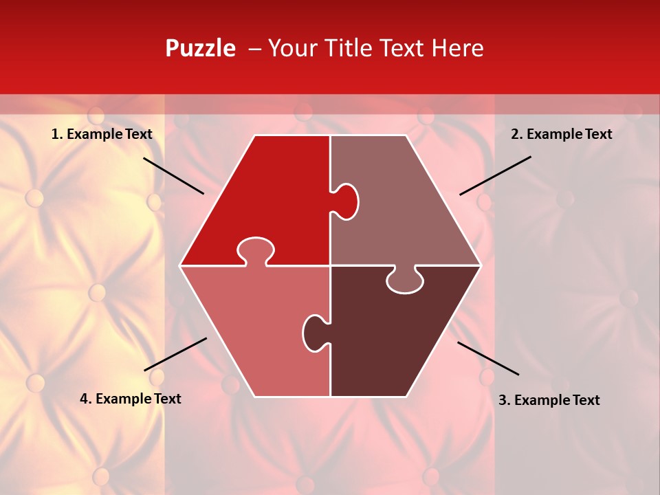Red Button Stylish PowerPoint Template