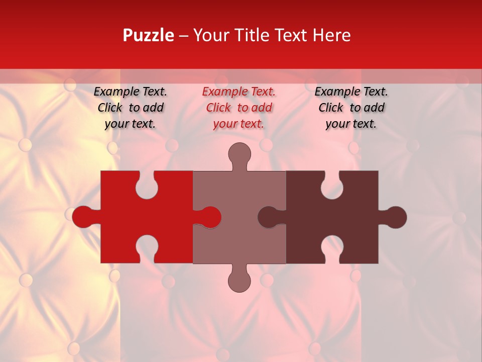 Red Button Stylish PowerPoint Template