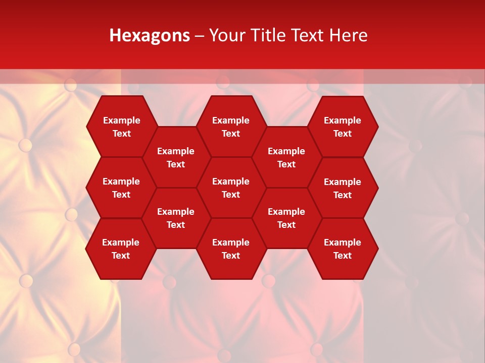 Red Button Stylish PowerPoint Template