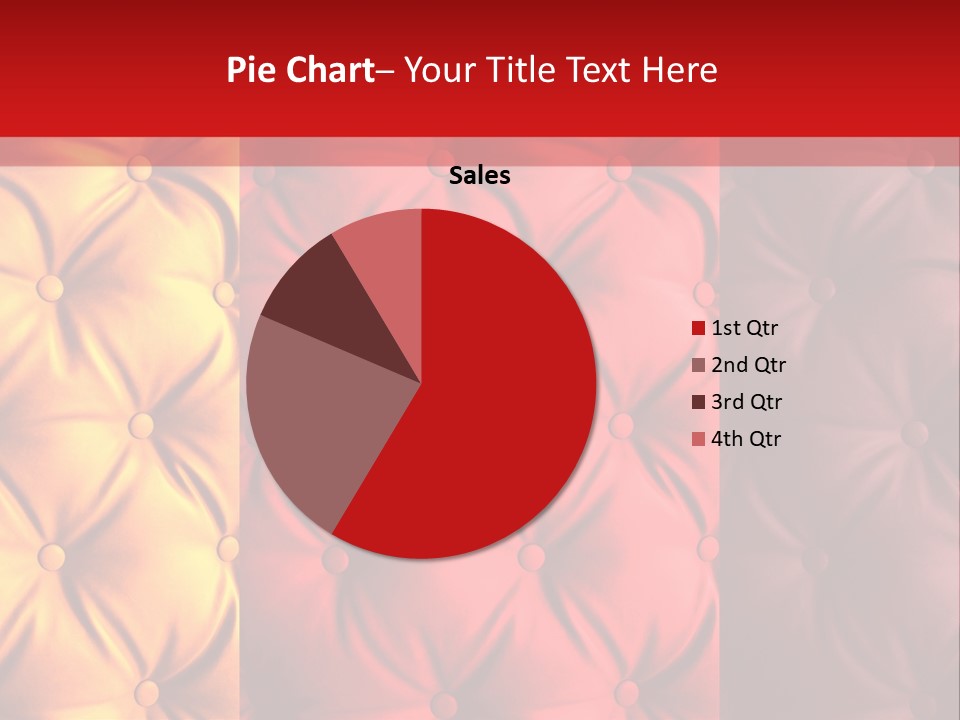 Red Button Stylish PowerPoint Template