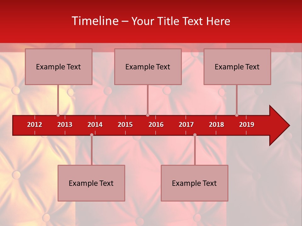 Red Button Stylish PowerPoint Template