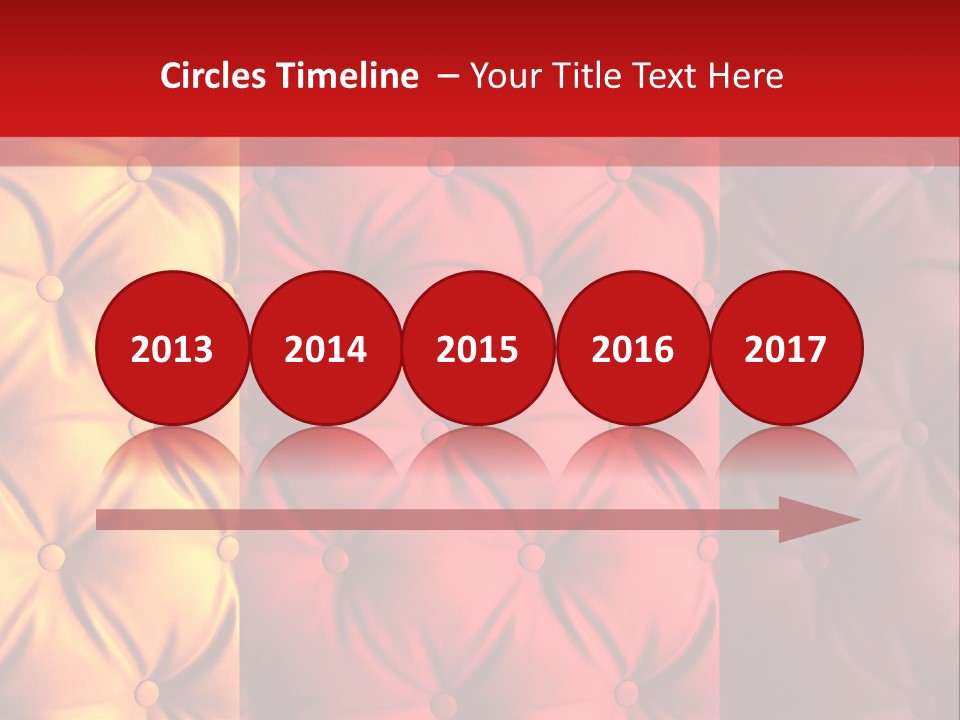 Red Button Stylish PowerPoint Template